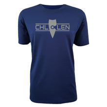 Load image into Gallery viewer, adult-mens-chill-blue-grey-shirt-brand-logo-chill-chllen-lifestyle-wear