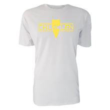 Load image into Gallery viewer, adult-mens-chill-white-yellow-shirt-brand-logo-chill-chllen-lifestyle-wear
