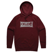 Load image into Gallery viewer, adults-mens-stylish-chill-burgundy-grey-viben-hoodie-jumper-shop-chllen-lifestyle-wear