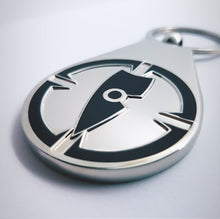 Load image into Gallery viewer, black key ring black key chain metal key ring metal key chain chllen lifestyle wear black velvet bag chillen clothing target