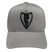 Load image into Gallery viewer, grey-black-a-frame-snapback-caps-hats-defiant-chllen-lifestyle-wear