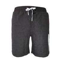 Load image into Gallery viewer, chillen chllen lifestyle wear kids black-white board shorts boardies