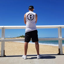 Load image into Gallery viewer, chillen chllen lifestyle wear kids white-black tank top singlet long black-white snapback hat