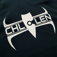 Load image into Gallery viewer, chllen lifestyle wear adults mens stylish navy hoodie Brand Logo Deluxe Logo