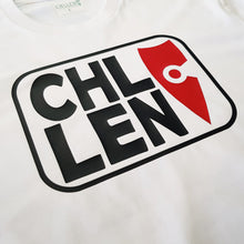 Load image into Gallery viewer, mens red tee shirt radiate calcite logo chllen lifestyle wear