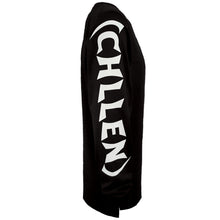 Load image into Gallery viewer, mens stylish black long sleeve shirt zentrix chllen lifestyle wear side