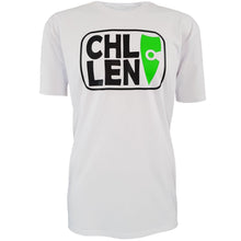 Load image into Gallery viewer, mens stylish green tee shirt radiate aragonite logo chllen lifestyle wear