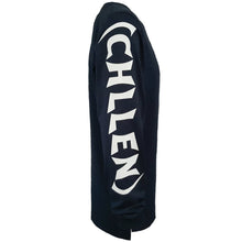 Load image into Gallery viewer, mens stylish navy long sleeve shirt zentrix chllen lifestyle wear sleeve side