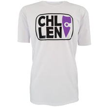 Load image into Gallery viewer, mens stylish purple tee shirt radiate apatite logo chllen lifestyle wear