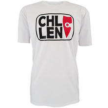 Load image into Gallery viewer, mens stylish red tee shirt radiate calcite logo chllen lifestyle wear