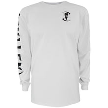 Load image into Gallery viewer, mens stylish white long sleeve shirt zentrix chllen lifestyle wear front