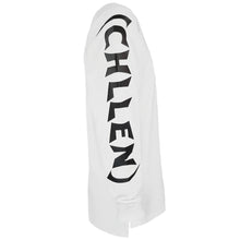 Load image into Gallery viewer, mens stylish white long sleeve shirt zentrix chllen lifestyle wear sleeve side