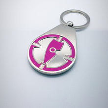 Load image into Gallery viewer, pink key ring pink key chain metal key ring metal key chain chllen lifestyle wear target