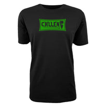 Load image into Gallery viewer, adult-mens-black-green-shirt-viben-chill-chllen-lifestyle-wear