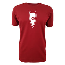 Load image into Gallery viewer, adult-mens-cardinal-red-casual-t-shirt-apparel-defiant-collection-chllen-lifestyle-wear