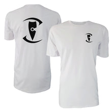 Load image into Gallery viewer, adult-mens-casual-stylish-white-black-two-tone-staple-shirt-zentrix-logo-chllen-lifestyle-wear