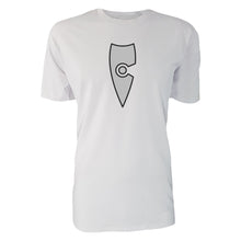 Load image into Gallery viewer, adult-mens-casual-stylish-white-grey-two-tone-staple-shirt-emblem-chllen-lifestyle-wear