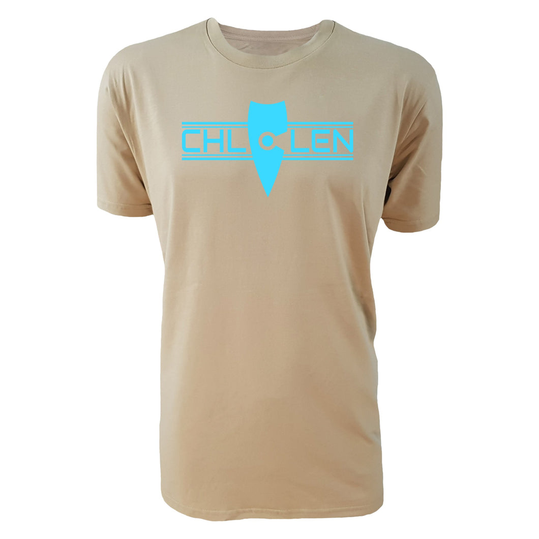 adult-mens-chill-tan-fluro-blue-shirt-brand-logo-chill-chllen-lifestyle-wear