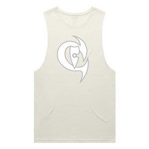 adult-mens-ecru-tan-white-grey-two-tone-gym-wear-tank-top-singlet-shirt-evolve-chllen-lifestyle-wear