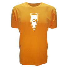 Load image into Gallery viewer, adult-mens-orange-casual-t-shirt-apparel-defiant-collection-chllen-lifestyle-wear