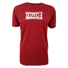 Load image into Gallery viewer, adult-mens-red-white-shirt-viben-chill-chllen-lifestyle-wear