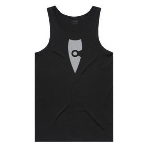 adult-mens-stylish-black-grey-two-tone-gym-tank-top-singlet-shirt-emblem-chllen-lifestyle-wear