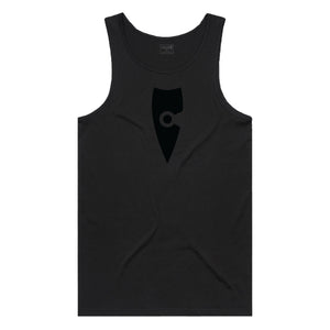 adult-mens-stylish-black-two-tone-gym-tank-top-singlet-shirt-emblem-chllen-lifestyle-wear