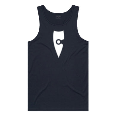 adult-mens-stylish-navy-white-grey-two-tone-gym-wear-tank-top-singlet-shirt-emblem-chllen-lifestyle-wear