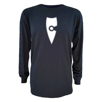 adult-mens-stylish-navy-white-long-sleeve-shirt-emblem-chllen-lifestyle-wear