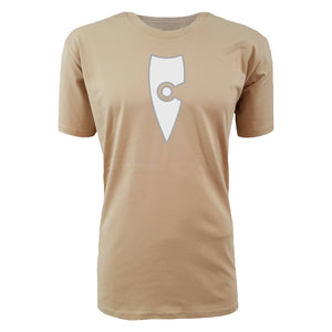 adult-mens-stylish-tan-white-shirt-emblem-chllen-lifestyle-wear