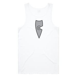 adult-mens-stylish-white-grey-black-two-tone-gym-wear-tank-top-singlet-shirt-emblem-chllen-lifestyle-wear