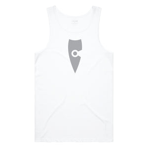 adult-mens-stylish-white-grey-two-tone-gym-tank-top-singlet-shirt-emblem-chllen-lifestyle-wear