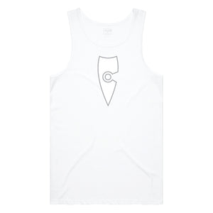 adult-mens-stylish-white-white-grey-two-tone-gym-wear-tank-top-singlet-shirt-emblem-chllen-lifestyle-wear