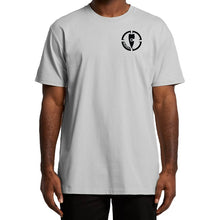 Load image into Gallery viewer, adult-mens-white-black-inbound-shirt-chill-t-shirt-chllen-lifestyle-wear-casual_streetw-wear-model-front