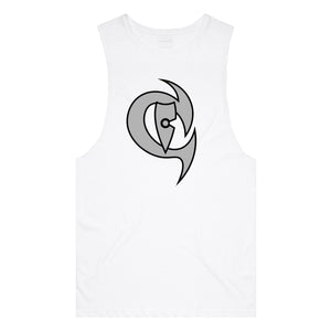 adult-mens-white-grey-black-two-tone-gym-wear-tank-top-singlet-shirt-evolve-chllen-lifestyle-wear