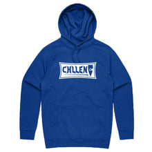 Load image into Gallery viewer, adults-mens-stylish-chill-blue-white-viben-hoodie-jumper-shop-chllen-lifestyle-wear