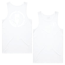 Load image into Gallery viewer, adults-mens-white-two-tone-tank-top-singlet-shirt-casual-gym-wear-chllen-lifestyle-wear