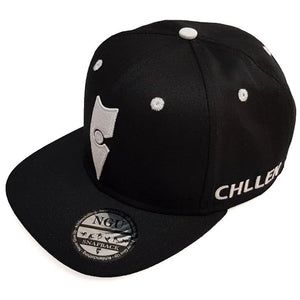 black white snapback hat cap chllen lifestyle wear chillen clothing chillin apparel