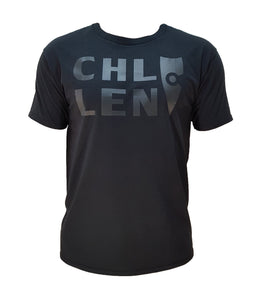 chillen chllen lifestyle wear casual black on black shirt t-shirt tee