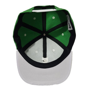 chillen chllen lifestyle wear green-white snapback hat 1st edition