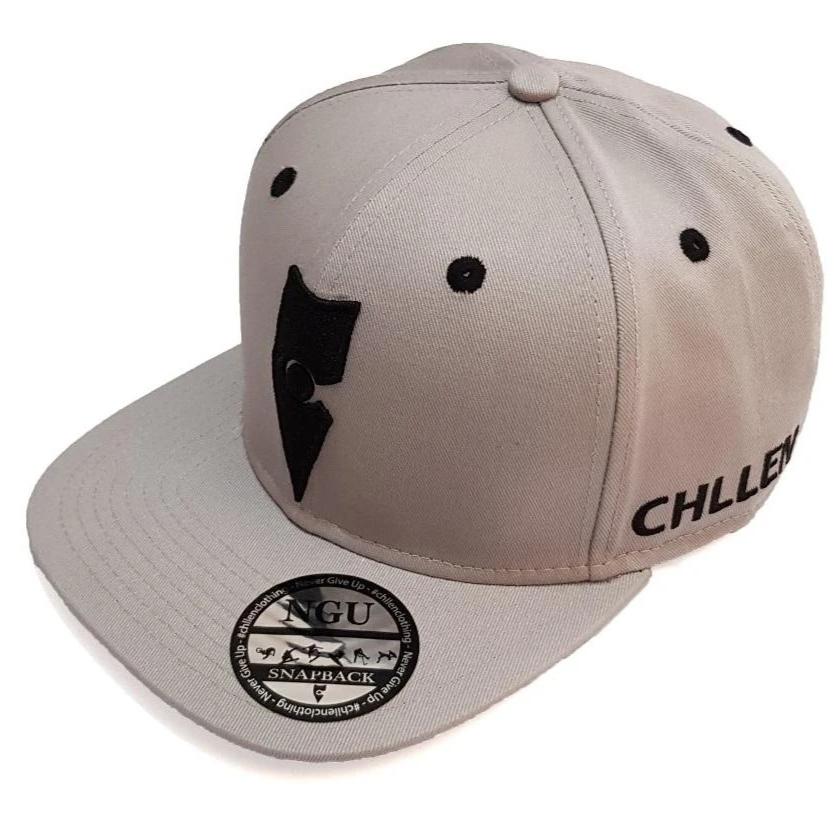grey black snapback hat cap lifestyle wear chllen chillen clothing chillin apparel