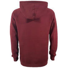 Load image into Gallery viewer, chllen lifestyle wear adults mens stylish burgundy hoodie brand logo deluxe back