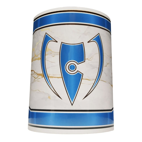 chllen lifestyle wear light blue marble coffee mug cup logo