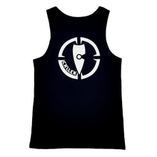Load image into Gallery viewer, mens black tank top singlet casual wear chllen lifestyle wear inbound back