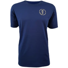 Load image into Gallery viewer, mens blue tee shirt chllen lifestyle wear inbound front