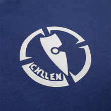 Load image into Gallery viewer, mens blue white tee shirt chllen lifestyle wear inbound logo