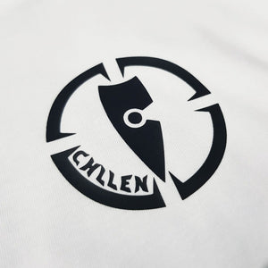 mens white tank top singlet chllen lifestyle wear inbound logo
