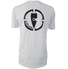 Load image into Gallery viewer, mens white tee shirt chllen lifestyle wear inbound back