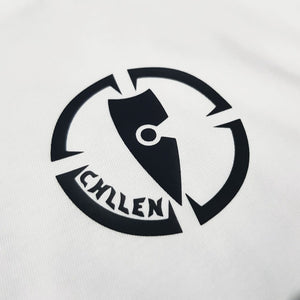 mens white tee shirt chllen lifestyle wear inbound logo