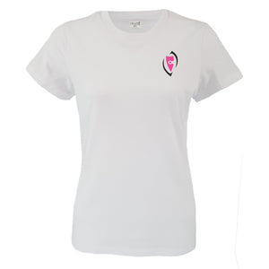 womans pink ignite tee shirt top chllen lifestyle wear womans wear